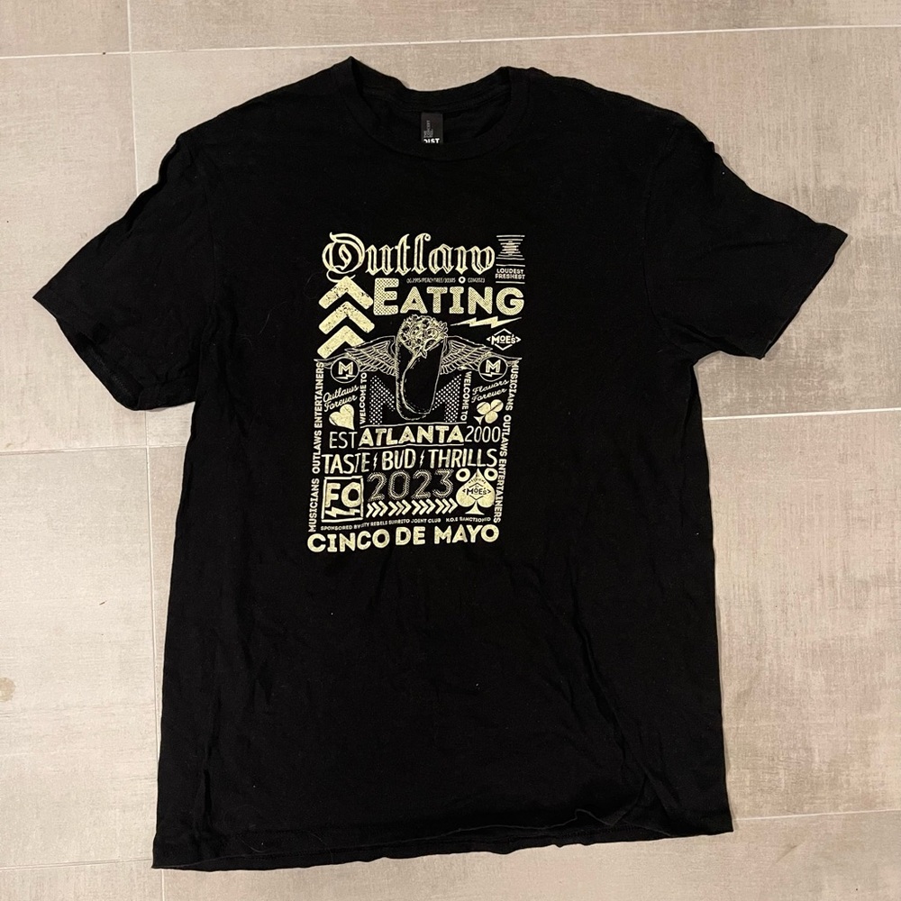 District Classic Black Tee